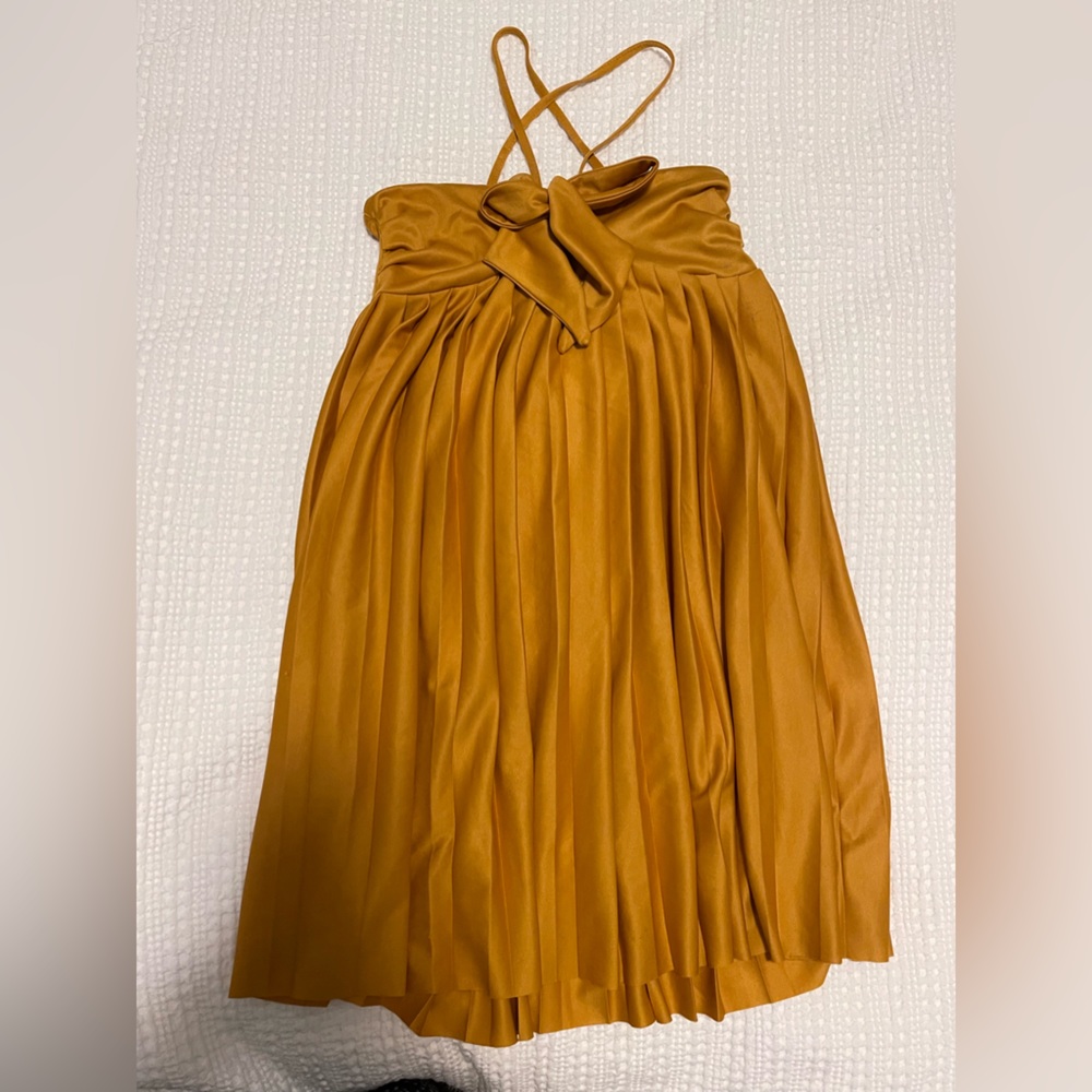 Gold yellow Cocktail Dress sz 4